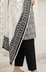 Black & White by Regalia Textile Unstitched Lawn Printed 3 Piece Suit  - RGLBLWTLP -01  Summer Collection