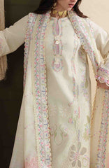 Festive Lawn By Qalamkar Unstitched Lawn Embroidered 3 Piece Suit  - QLMFSTL-01-Elma - Summer Collection