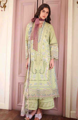 Belle Saison by Esmel Unstitched Lawn Embroidered 3 Piece Suit - ESLBLS-02-Eglea - Summer Collection