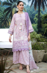 Luxury Lawn By Regalia Unstitched  Lawn Embroidered 3 Piece Suit  - RGLASIBLXL-06- Rani Rush- Summer Collection