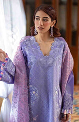 Astoria By Mushq Unstitched  Festive Lawn Embroidered 3 Piece Suit - MQHMAFL-05- Noctelle- Summer Collection