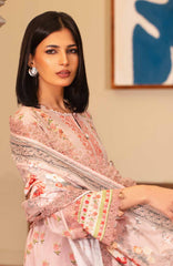 Masummery Unstitched Lawn Printed 3 Piece Suit Vol-1 MUSV1L - Gardenia - Summer Collection