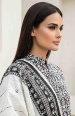 Black & White by Regalia Textile Unstitched Lawn Printed 3 Piece Suit  - RGLBLWTLP -01  Summer Collection