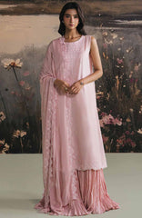 Cambric Lawn By Cross Stitch  Unstitched Lawn Embroidered 3 Piece- CRST25L7- Summer Collection