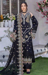 Afsoon by  Humdum Unstitched Embroidered 3 Piece- HDAFSN23L-04- Summer Collection