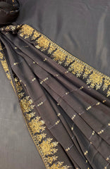 Meerub Premium V3 By AB Textiles Unstitched Embroidered Chiffion 3 Piece - ABMRBEPV3-02- Fomal Collection