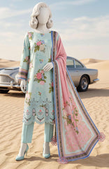 Zamana By Justuju Unstitched Embroidered Cambric 3 Piece Suit - JTJZMNW02- Winter Collection