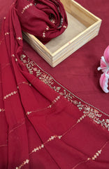 Meerub Exclusive V7 By AB Textiles Unstitched Embroidered Chiffion 3 Piece - ABMRBEV7-02 Fomal Collection