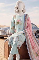 Zamana By Justuju Unstitched Embroidered Cambric 3 Piece Suit - JTJZMNW02- Winter Collection