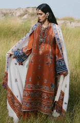 Kot Radha Kishan - Into The South By Hussain Rehar Unstitched Karandi  3 Piece Suit- HRKRKRDW- Noori - Winter Collection