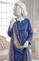 LUCHI  By Justuju Unstitched Embroidered Cambric 3 Piece Suit - JTJLCHI-02- Winter Collection