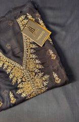 Meerub Premium V3 By AB Textiles Unstitched Embroidered Chiffion 3 Piece - ABMRBEPV3-02- Fomal Collection