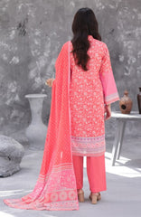 Maya Cambric Vol 1  BY Aizal Ready to wear Printed 3 Piece Suit -AZLV1MYA -02- Blush Pink -  Winter Collection
