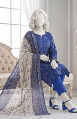 LUCHI  By Justuju Unstitched Embroidered Cambric 3 Piece Suit - JTJLCHI-02- Winter Collection
