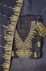 Meerub Premium V3 By AB Textiles Unstitched Embroidered Chiffion 3 Piece - ABMRBEPV3-02- Fomal Collection