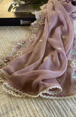 Meerub Premium V2 By AB Textiles Unstitched Embroidered Chiffion 3 Piece - ABMRBEV2-02- Fomal Collection