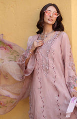 Noor Chikankari By Saadia Asad Unstitched Lawn Embroidered 3 Piece Suit - NSACKL-2A -  Summer Collection