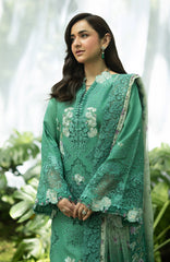 Luxury Lawn VoII By Elaf Unstitched Lawn Embroidered 3 Piece Suit - ELFLXL-2A- Lovers Eden - Summer Collection