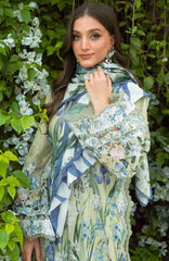 Bridgerton By Elaf Unstitched Lawn Printed 3 Piece Suit  - ELFBRGLP-2A- Garden Affair- Summer Collection