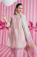 Mbasic by Maria B Unstitched Lawn Embroidered 3 Piece Suit - MBSCL-2A -  Summer Collection