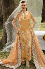 Bloom  By Saira Shakira Unstitched Lawn Embroidered 3 Piece Suits- SRSKBLM-2A- Lily- Summer Collection
