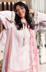 M Prints Eid II- By Maria B Unstitched Lawn Prints 3 Piece Suit  - MBMPEIDII-2A- Summer Collection
