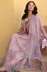 Noor Chikankari By Saadia Asad Unstitched Lawn Embroidered 3 Piece Suit - NSACKL-2A -  Summer Collection