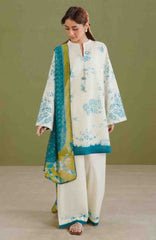 Coco  Prints Drop-One By Zara Shahjahan Unstitched Lawn Printed 3 Piece Suit - CCZSLP-2A- Riya   - Summer Collection