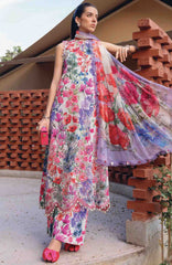 Mprints Safari Scape by Maria B Unstitched Lawn Embroidered 3 Piece Suit - MBMPSSL-2A -  Summer Collection