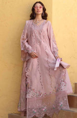 Noor Chikankari By Saadia Asad Unstitched Lawn Embroidered 3 Piece Suit - NSACKL-2A -  Summer Collection