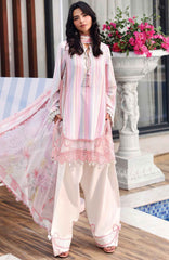 M Prints Eid II- By Maria B Unstitched Lawn Prints 3 Piece Suit  - MBMPEIDII-2A- Summer Collection