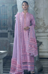 Luxury Lawn By Sobia Nazir Unstitched Lawn Embriodered 3 Piece Suit - SNLEL-2A- Summer Collection