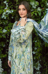 Bridgerton By Elaf Unstitched Lawn Printed 3 Piece Suit  - ELFBRGLP-2A- Garden Affair- Summer Collection