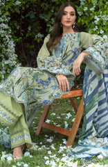Bridgerton By Elaf Unstitched Lawn Printed 3 Piece Suit  - ELFBRGLP-2A- Garden Affair- Summer Collection