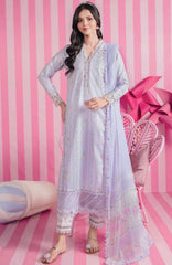 Mbasic by Maria B Unstitched Lawn Embroidered 3 Piece Suit - MBSCL-2B -  Summer Collection