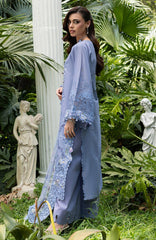 Luxury Lawn VoII By Elaf Unstitched Lawn Embroidered 3 Piece Suit - ELFLXL-2B- Lavender Luxe- Summer Collection