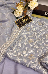 Meerub Exclusive V6 By AB Textiles Unstitched Embroidered Chiffion  3 Piece - ABMRBEV6-02 Fomal Collection