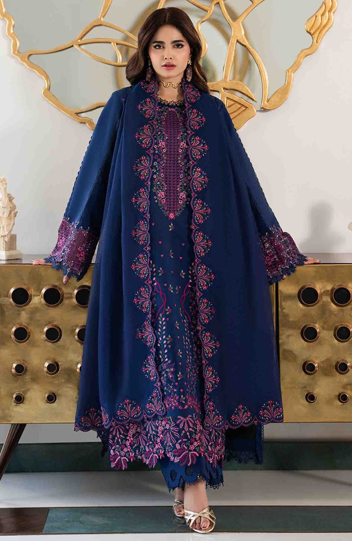 Carnation By Rang Rasiya  Unstitched  Lawn Embroidered 3 Piece Suit RRCRTL-02- Aira- Summer Collection