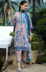 Luxury Lawn By Regalia Unstitched  Lawn Embroidered 3 Piece Suit  - RGLASIBLXL-08- Zesty Zara- Summer Collection