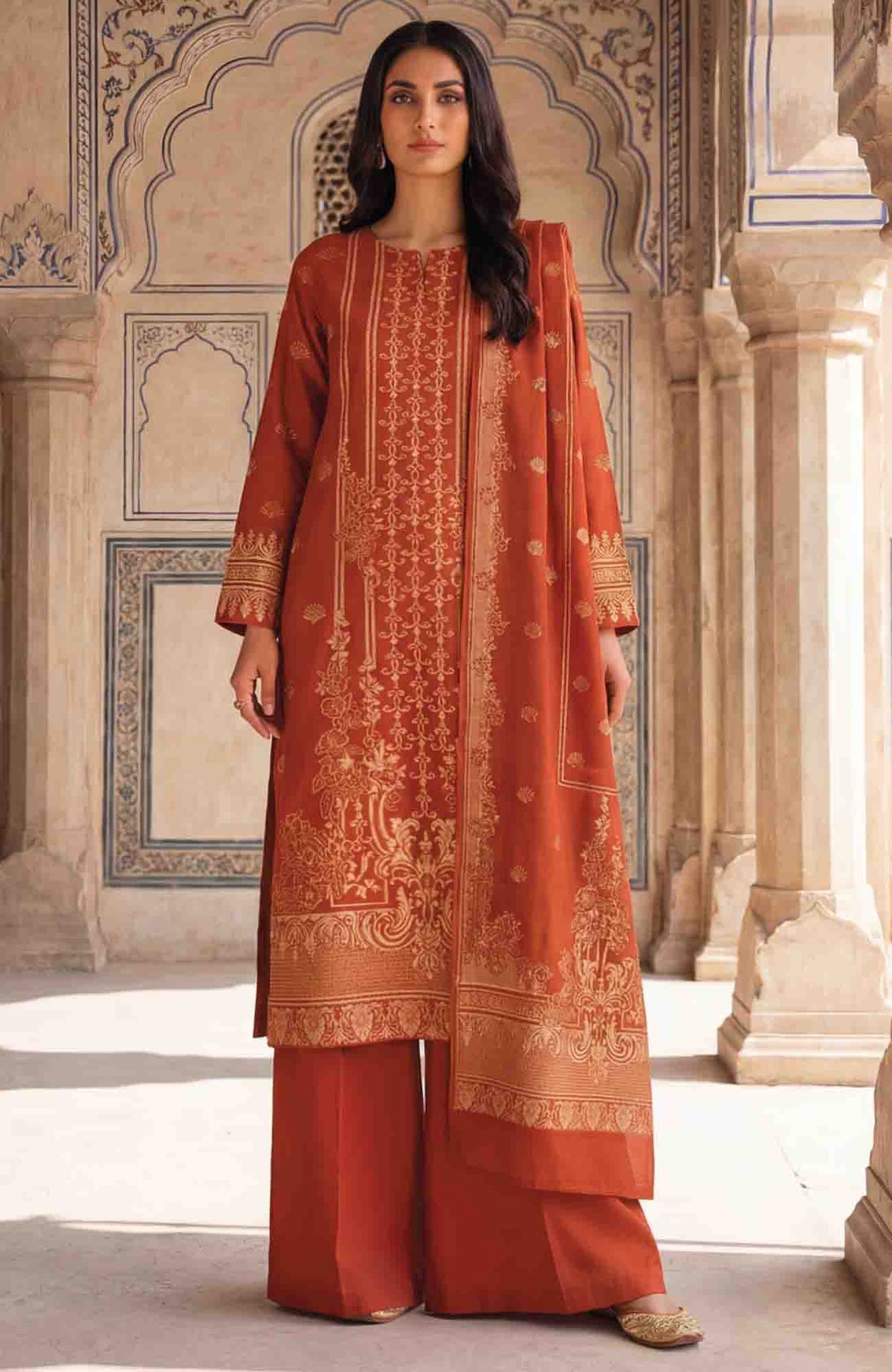 Raha by Soghat Creation unstitched Jacquard Lawn 3 Piece Suit- SCRHJL-02-Summer Collection
