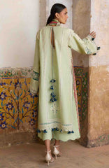 Zan By Hussain Rehar Unstitched Lawn Embroidered 3 Piece Suit -HRZANLXL-03- Nane- Summer Collection