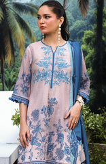 Luxury Lawn By Regalia Unstitched  Lawn Embroidered 3 Piece Suit  - RGLASIBLXL-08- Zesty Zara- Summer Collection