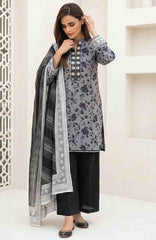 Black & White by Regalia Textile Unstitched Lawn Printed 3 Piece Suit  - RGLBLWTLP -02  Summer Collection