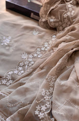 Meerub Premium V1 By AB Textiles Unstitched Embroidered Chiffion 3 Piece - ABMRBEV1-02- Fomal Collection