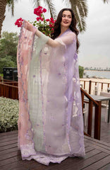 AYA –Luxury Lawn By Faiza Saqlain Unstitched Lawn Embroidered 3 Piece Suits - FSQLXL-SUELA- Summer Collection