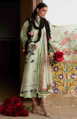 Zan By Hussain Rehar Unstitched Lawn Embroidered 3 Piece Suit -HRZANLXL-03- Nane- Summer Collection