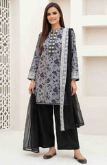 Black & White by Regalia Textile Unstitched Lawn Printed 3 Piece Suit  - RGLBLWTLP -02  Summer Collection