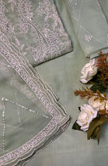 Meerub Exclusive V5 By AB Textiles Unstitched Embroidered Chiffion  3 Piece - ABMRBEV5-02 Fomal Collection