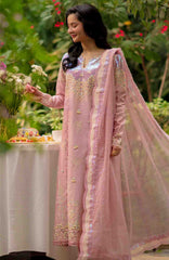 Luxury Eid By Rang Rasiya Unstitched Lawn Embroidered 3 Piece Suit  - RRLELXL-8-Alayna- Summer Collection
