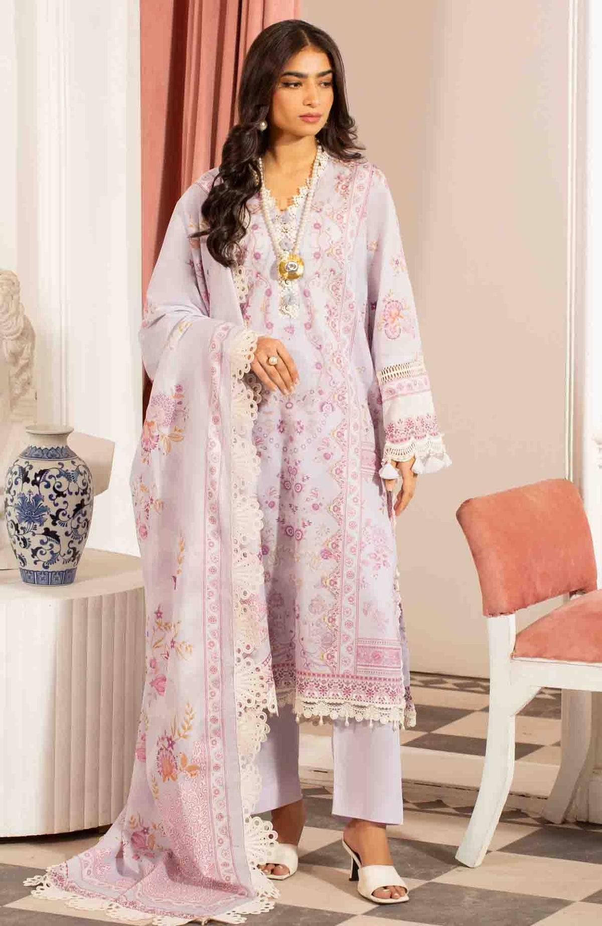 Mausummery Unstitched Lawn Printed 3 Piece Suit Vol-2 MUSV2L2 - Lilly - Summer Collection